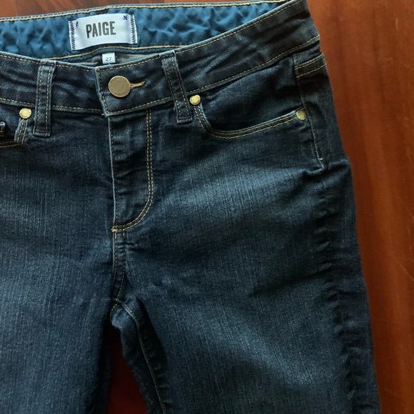“Skyline” Skinny Jeans in “Carson” Wash  { Paige } - Picture 3 of 10